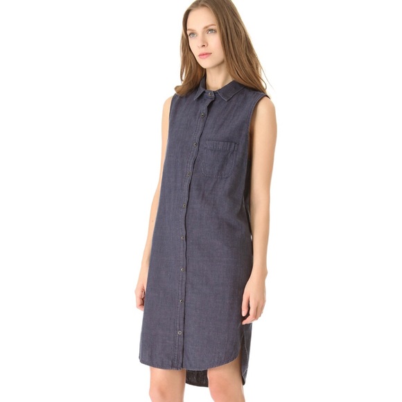 rag & bone Dresses & Skirts - Rag & Bone Norfolk denim hi low sleeveless dress